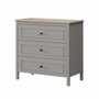 Hanah Home Cómoda Gris y Roble
